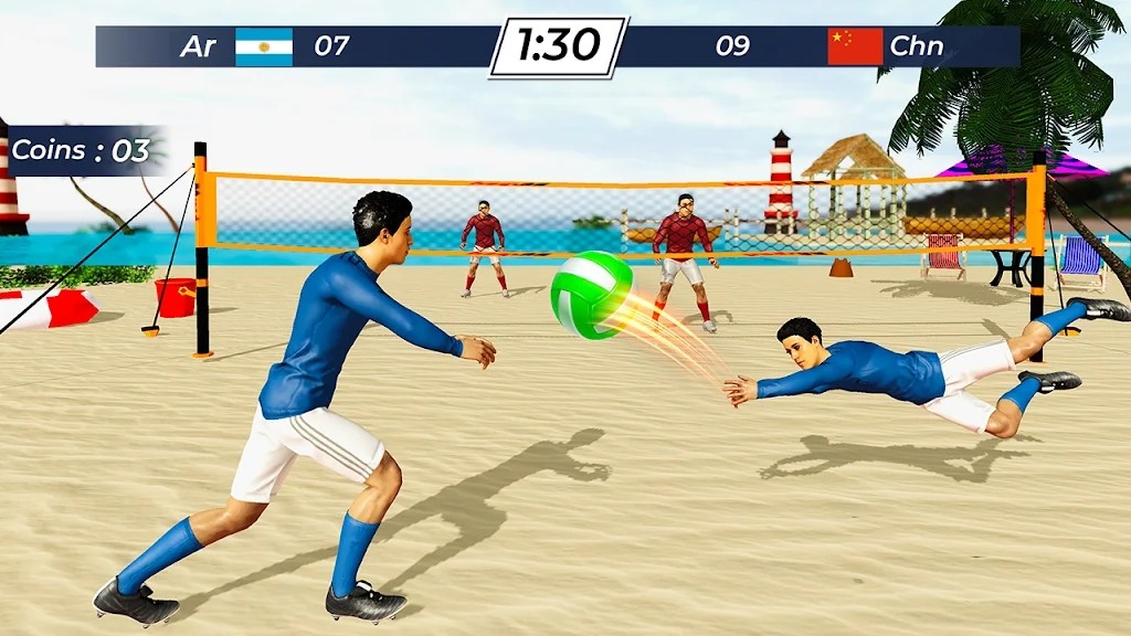 沙滩排球大作战游戏手机版
