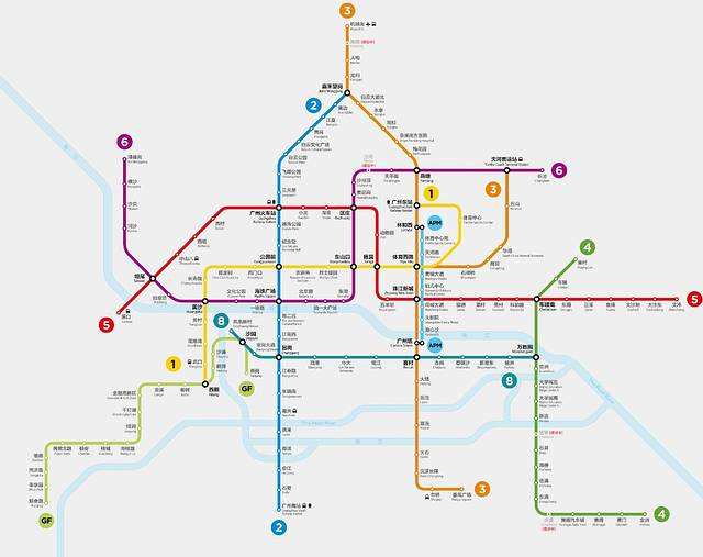 广州地铁线路图2022最新版